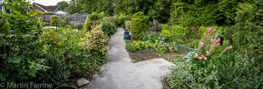 6103344-Pano 
 Keywords: Chandlers Ford, Hampshire, Leven Close, garden, outdoors, summer