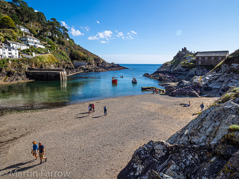 9292385 
 OLYMPUS DIGITAL CAMERA 
 Keywords: Cornwall, Liskeard, Polperro, autumn, boats, coast, port, sea, shore, sun, village